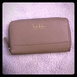 Nicole Millar large wallet. Beige